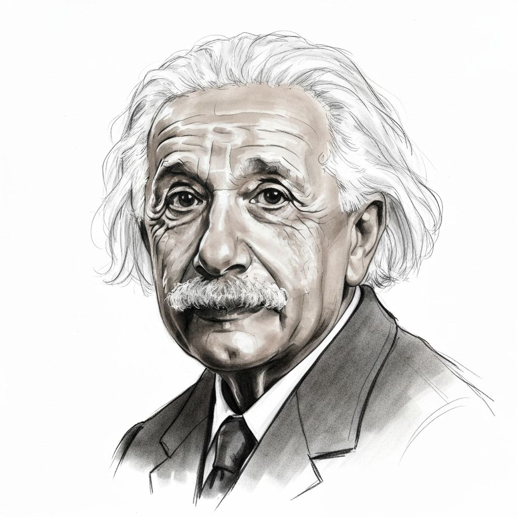 Portrait of Albert Einstein